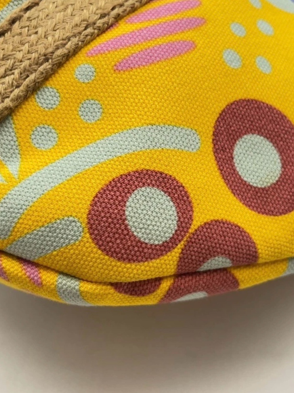 ⭐️⭐️⭐️Authentic CHANEL⭐️⭐️⭐️High Summer Flower Tote - Yellow Canvas & Leather - Picture 9 of 15